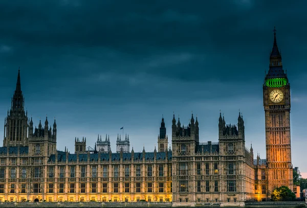 O Palácio de Westminster, Big Ben — Fotografia de Stock