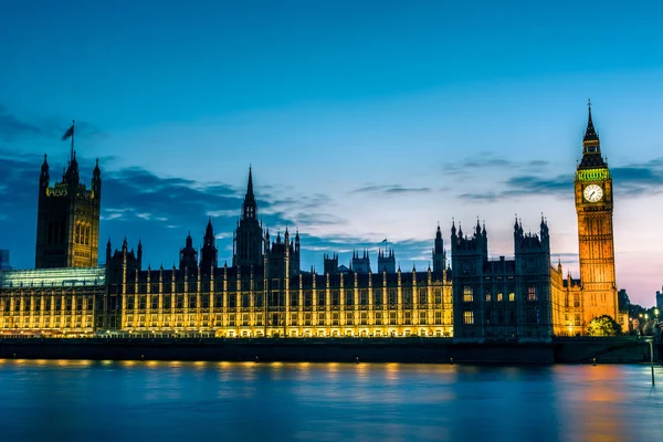 O Palácio de Westminster, Big Ben — Fotografia de Stock