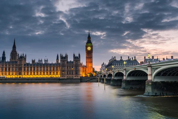 O Palácio de Westminster, Big Ben — Fotografia de Stock