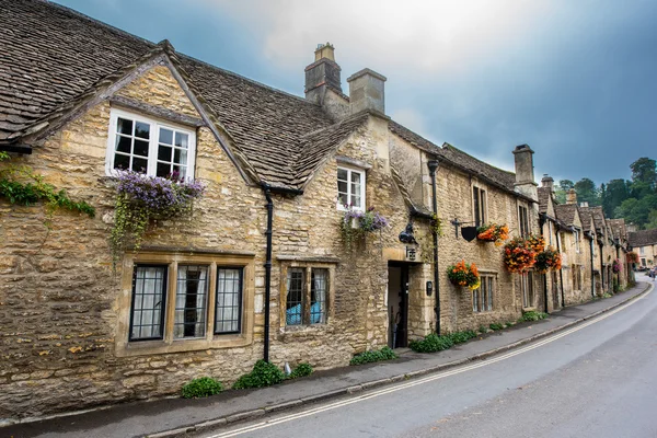 Cotswold pueblo de Castle Combe — Foto de Stock