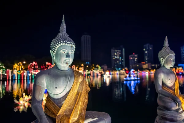 Tempio buddista di Gangaramaya — Foto Stock