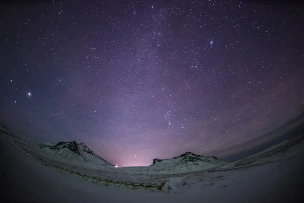 Aurora borealis, az északi fény — Stock Fotó