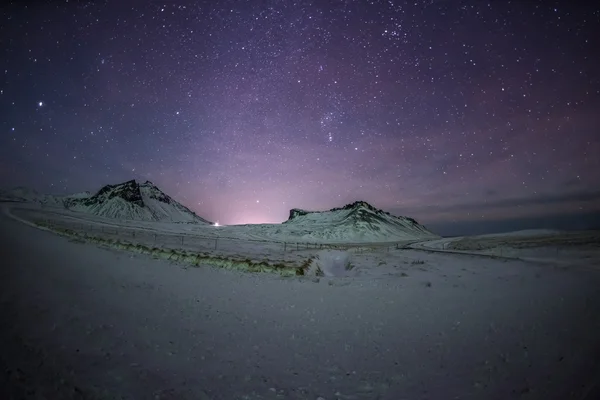 Polarlichter, Nordlichter — Stockfoto