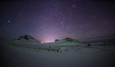 Aurora borealis, northern lights clipart