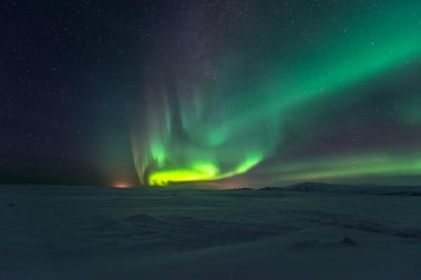 İzlanda 'nın kuzey ışıkları