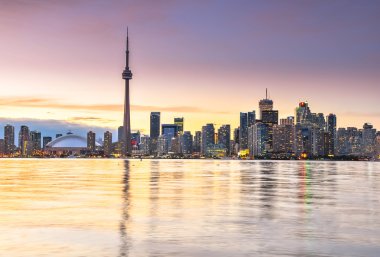 Toronto manzarası akşam
