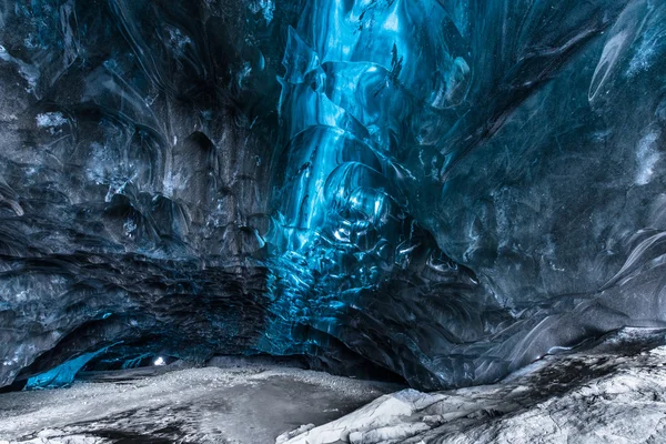 İzlanda'daki buz Mağarası — Stok fotoğraf