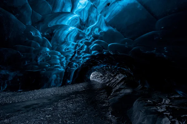 Isgrotta på Island — Stockfoto