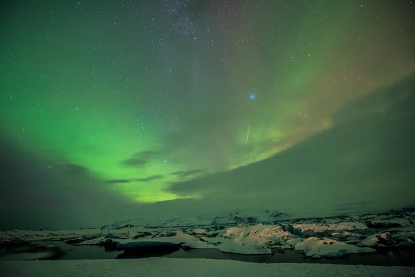 İzlanda'daki buzulun lagün jokulsarlon. — Stok fotoğraf