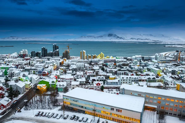 Vista de Reikiavik, Islandia — Foto de Stock