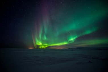 İzlanda 'nın kuzey ışıkları