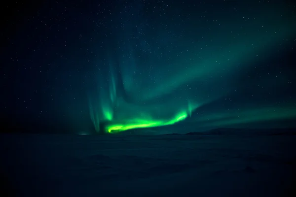 Aurora boreale in iceland — Foto Stock