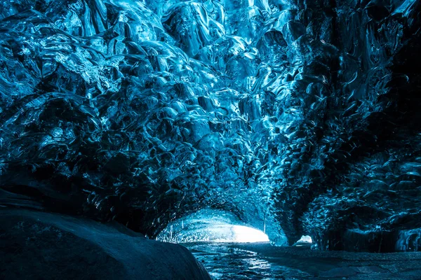 Caverna de gelo na Islândia — Fotografia de Stock