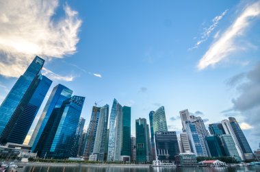 güzel Singapur manzarası