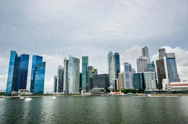 Vackra singapore silhuett — Stockfoto