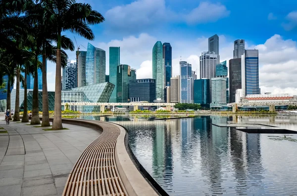 Beautiful Singapore skyline — Stock Photo, Image