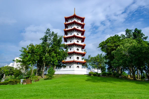The big pagoda in the Chinese garden — Stock Photo, Image