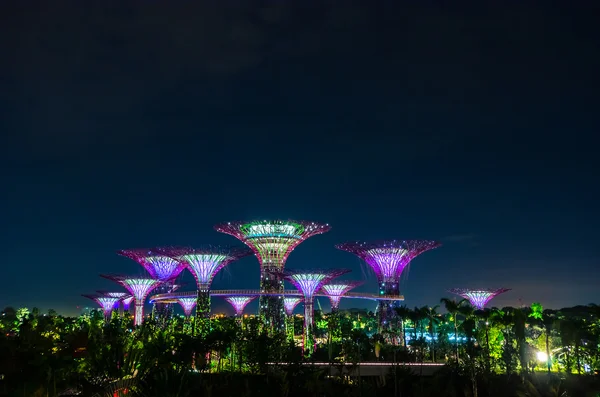 Zahrady u zátoky, Singapur — Stock fotografie