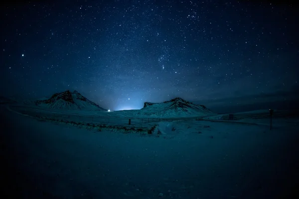 Luces del norte en iceland —  Fotos de Stock