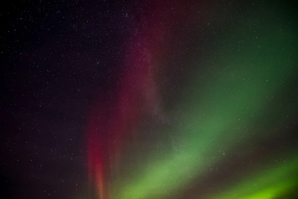 Aurores boréales en iceland — Photo