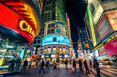 New york şehrinin sokakları