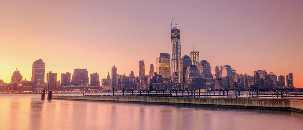 Sonnenaufgang über New York — Stockfoto