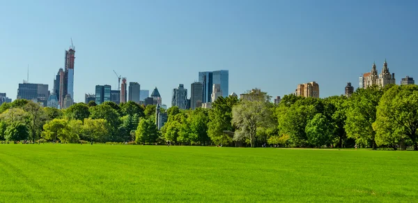 Parque central vista para Manhattan — Fotografia de Stock
