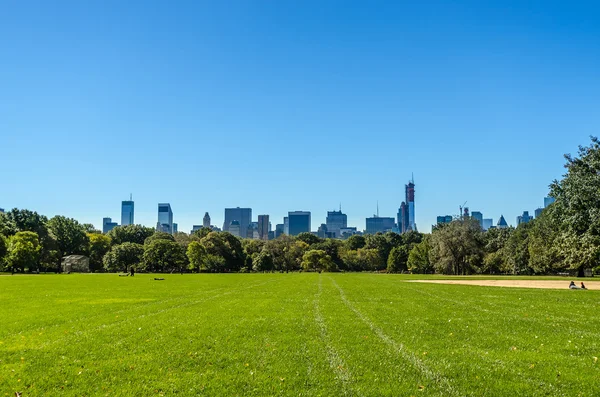 Vista al parque central a Manhattan —  Fotos de Stock