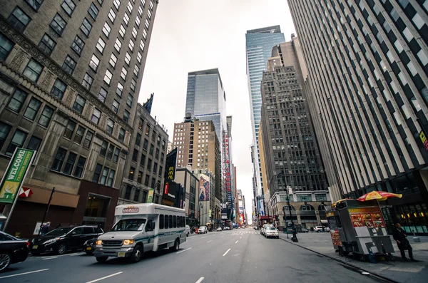 New york şehrinin sokakları