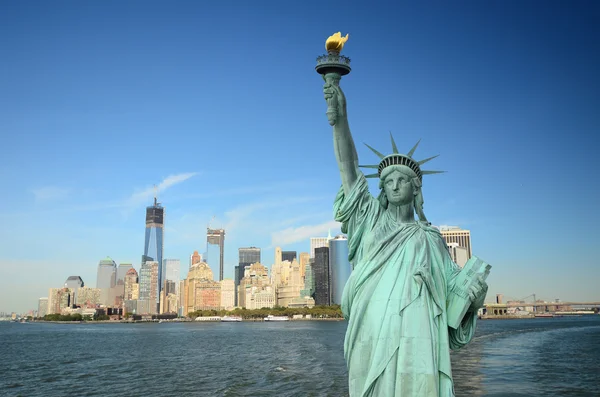 Estatua de la libertad en Nueva York — Foto de Stock