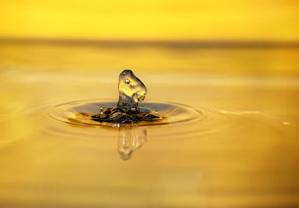 Caer en gotitas de agua —  Fotos de Stock