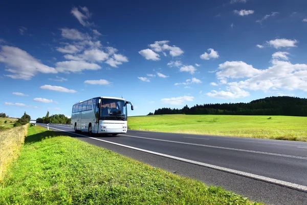 LKW unterwegs Stockbild