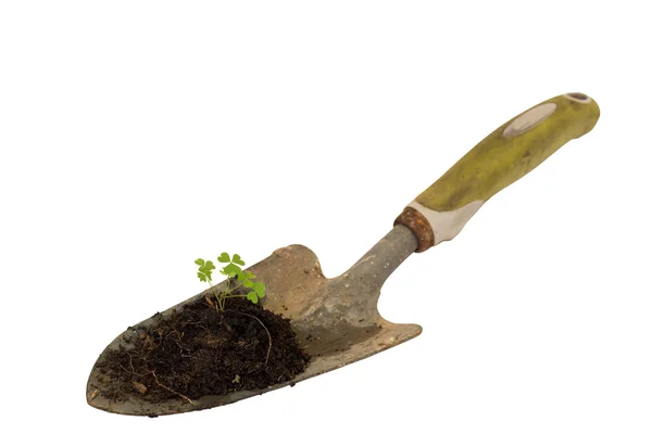 Garden hand trowel — Stock Photo, Image