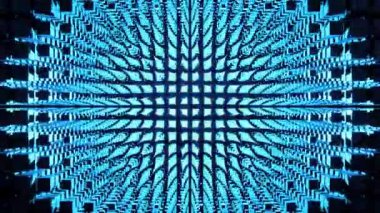 Bu, pırıl pırıl mavi kutulardan oluşan ve pürüzsüz dalga deseninde hareket eden bir duvarın temiz ve profesyonel bir animasyonu. Klasik kurumsal mavi renk şeması onu iş sunumları için ideal hale getiriyor