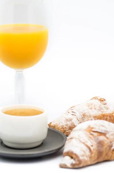 Koffie en croissants 5 — Stockfoto