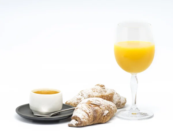 Koffie en croissants 3 — Stockfoto