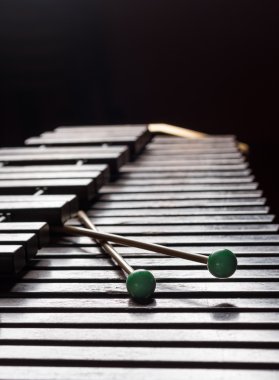 ksilofon ile iki mallets