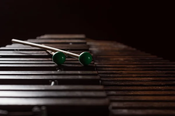 Xylophone with two mallets — Stock Photo, Image