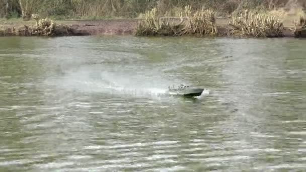 Modelo Torpedo Barco — Vídeo de Stock