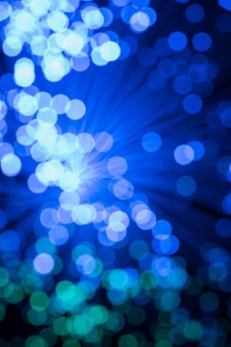 Mavi odaklanmamış ışıklar