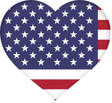 Amerikan bayrak kalbi