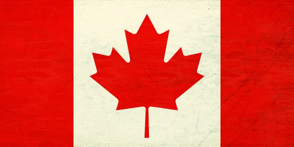 Flagge von canada grunge — Stockfoto