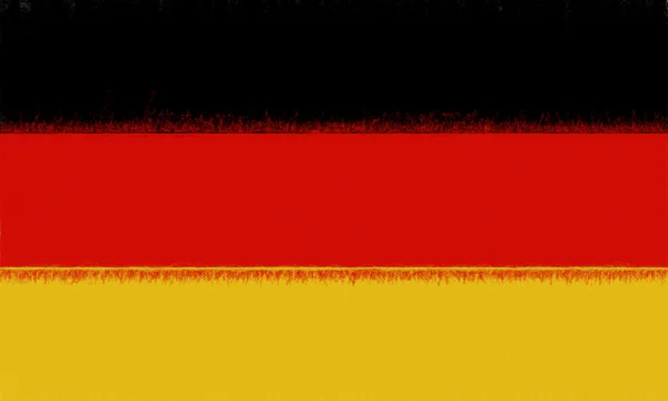 Bandera de Alemania Manchada — Foto de Stock