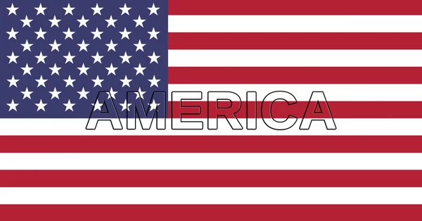 Amerika'nın ulusal bayrak — Stok fotoğraf