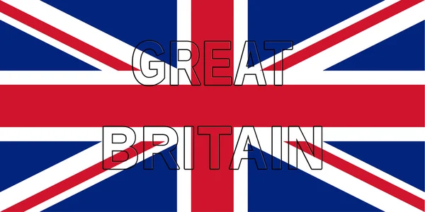 Bandeira nacional do Reino Unido — Fotografia de Stock