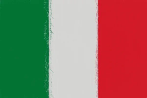 Vlag van Italië vlekken — Stockfoto