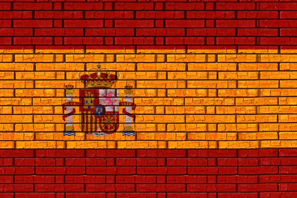 Flag of Spain Graffiti Style — Stock Photo, Image