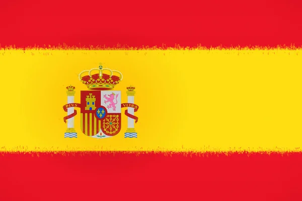 Bandera de España Manchada — Foto de Stock