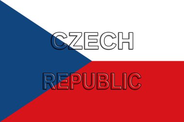 Czech Cumhuriyeti bayrağı