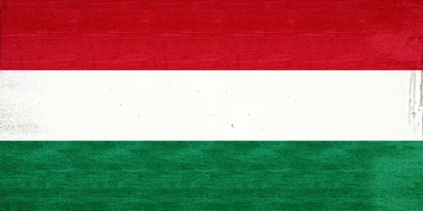 Flagge des ungarischen Grunge — Stockfoto